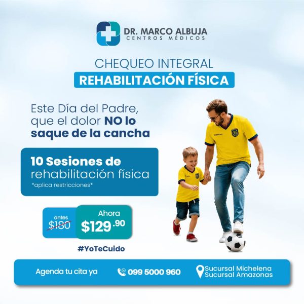 PAQUETE REHABILITACION FISICA (10 SESIONES)