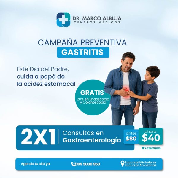 PROMOCION GASTROENTEROLOGIA 2X1 CITAS