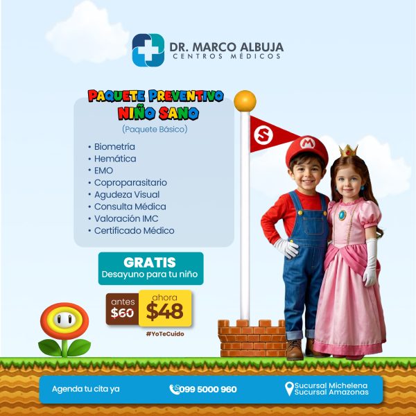 PAQUETE PREVENTIVO NIÑO SANO (S)