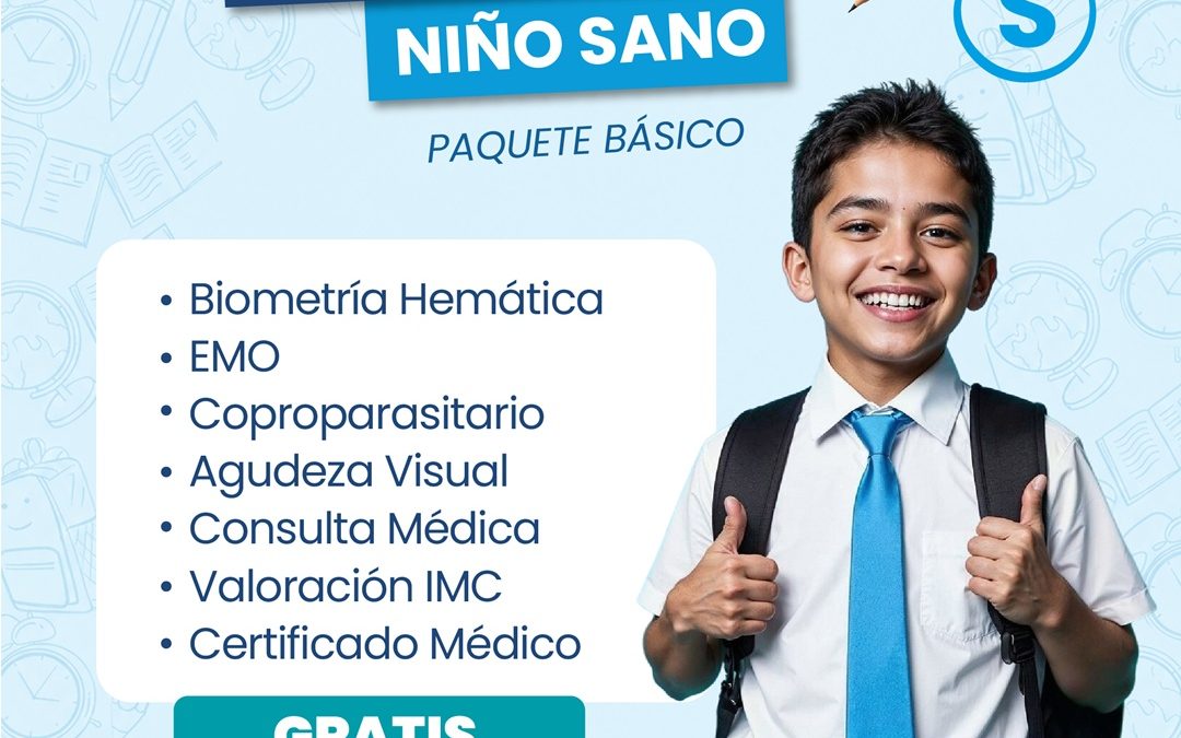 PAQUETE CHEQUEO ESCOLAR BASICO (S)