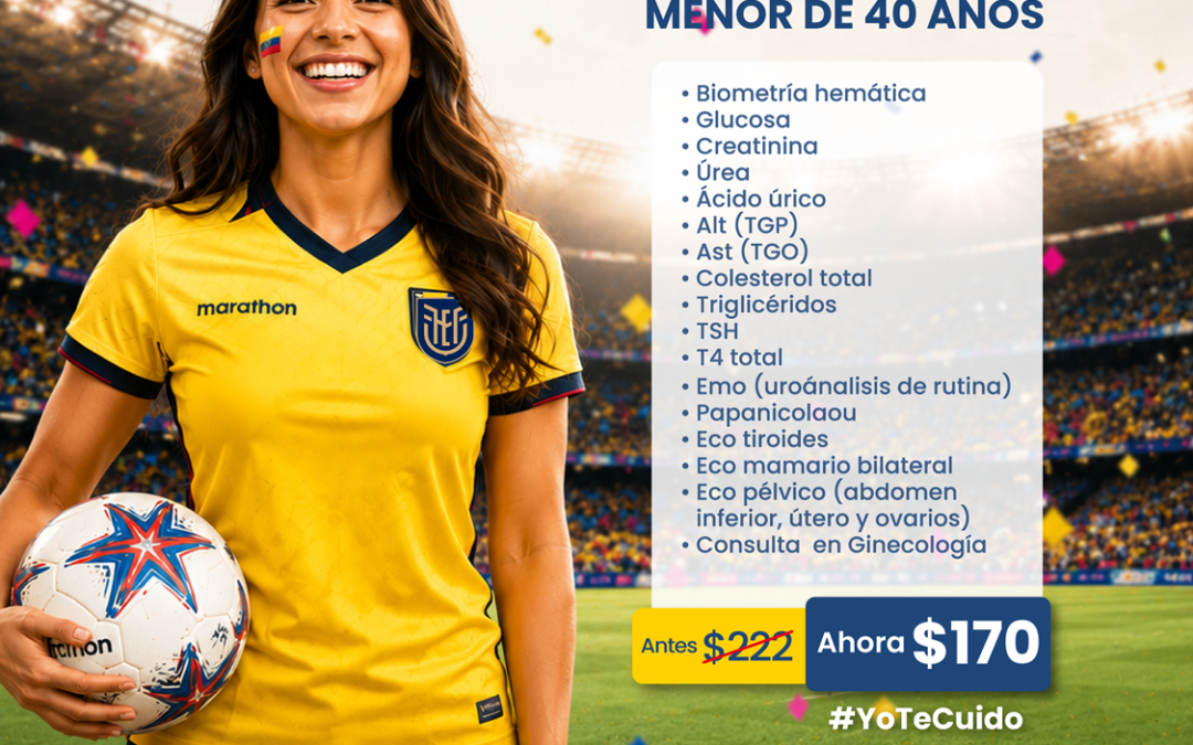 PAQUETE PREVENTIVO MUJER SANA MENOR DE 40