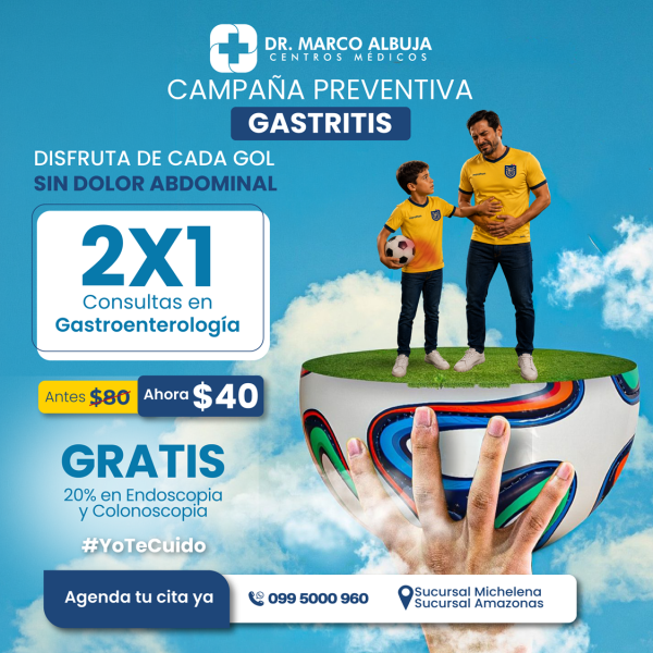 PROMOCION GASTROENTEROLOGIA 2X1 CITAS