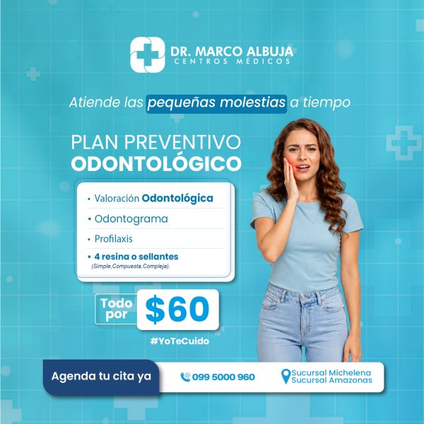 PAQUETE PLAN PREVENTIVO ODONTOLOGICO